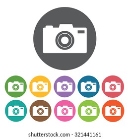 camera icon, hotel set. Vector Illustration eps10 