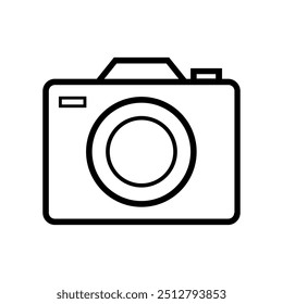 Ícone da câmera ilustrado no plano de fundo