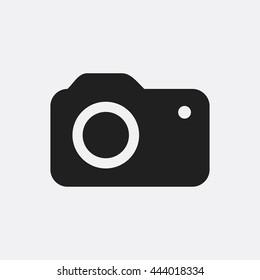 Camera icon illustration isolated vector sign symbol