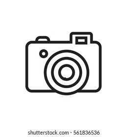 camera icon illustration isolated vector sign symbol
