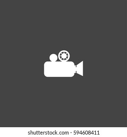 Camera icon illustration isolated vector sign symbol