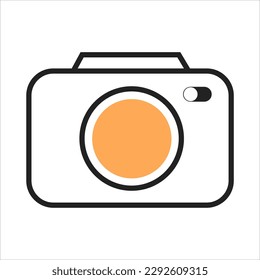 camera icon, illustration, camera lenses