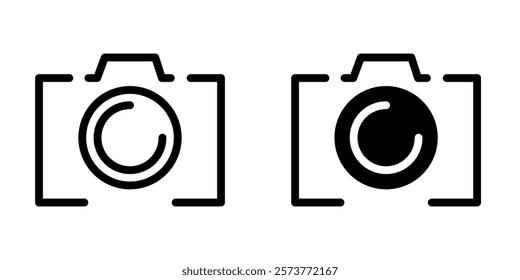 Camera icon illustration vector design template