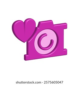 Camera icon illustration vector design template