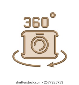 Camera icon illustration vector design template