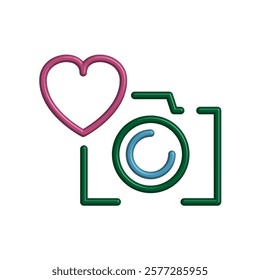 Camera icon illustration vector design template