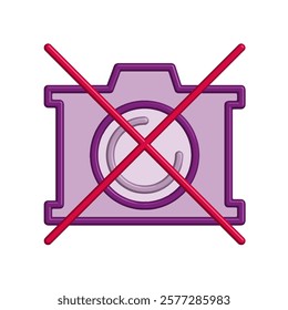 Camera icon illustration vector design template