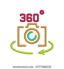 Camera icon illustration vector design template