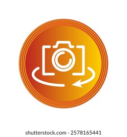 Camera icon illustration vector design template