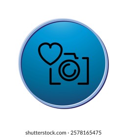 Camera icon illustration vector design template