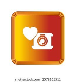 Camera icon illustration vector design template