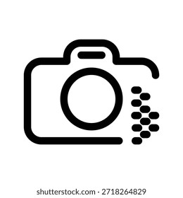 Camera icon illustration vector design template