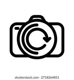 Camera icon illustration vector design template
