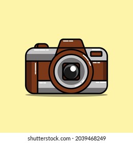 camera icon illustration. camera vector isolated