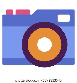 camera icon illustration for web app, etc