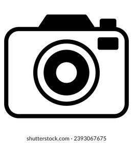 Camera icon Illustration for web, app, infographic