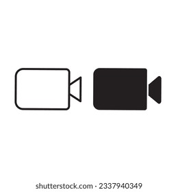 Camera icon, camera icon illustration, for website design User interface apps design