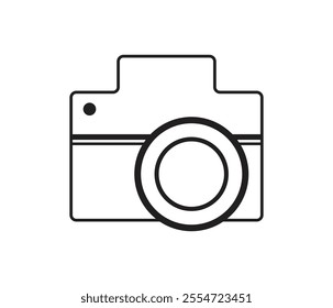 Camera icon image design. Photo camera in flat style. Camera symbol.