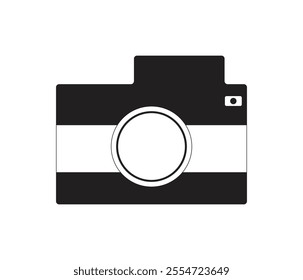 Camera icon image design. Photo camera in flat style. Camera symbol.