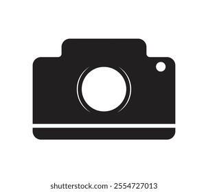 Camera icon image design. Photo camera in flat style. Camera symbol.
