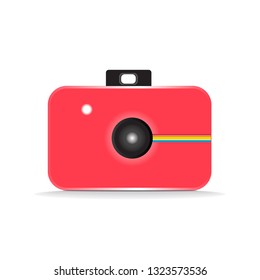 camera icon- camera isolate, photography illustration 