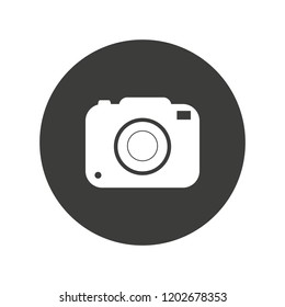Camera icon, isolated. Flat design.