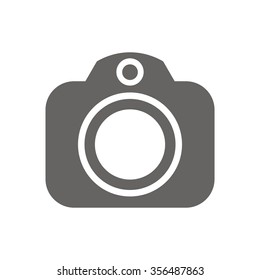 camera   icon,  isolated. Flat  design.