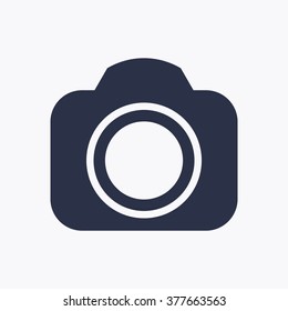 camera   icon,  isolated. Flat  design.