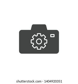 Camera icon isolated on white background. Photography symbol modern, simple, vector, icon for website design, mobile app, ui. Vector Illustration