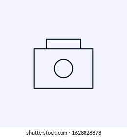 Camera icon isolated on white background