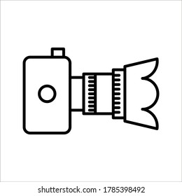 Camera Icon isolated on white background. Camera symbol for your web site design, logo.