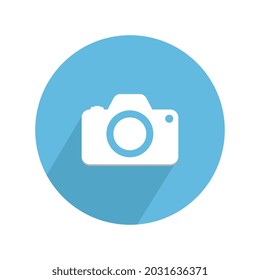 Camera Icon isolated on white background. Camera symbol for your web site design, logo, app, UI. Vector illustration, EPS 10.