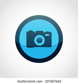 Camera Icon Isolated on White Background
