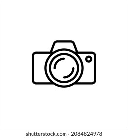 Camera Icon isolated on white background. Camera symbol for your web site design, logo, app, UI. Vector illustration. eps 10