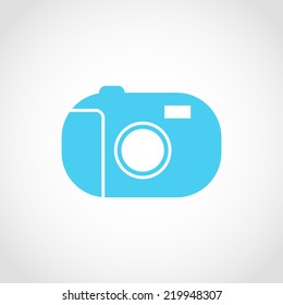 Camera Icon Isolated on White Background
