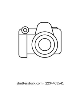 Camera icon isolated on white background. Photography symbol modern, simple, vector, icon for website design, mobile app, ui. Vector Illustration