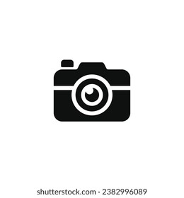 Camera icon isolated on white background