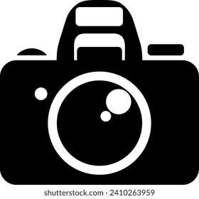 The camera icon isolated on white background