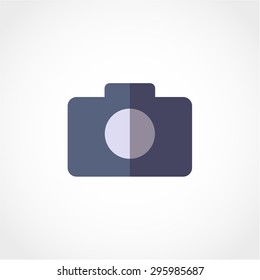 Camera Icon Isolated on White Background