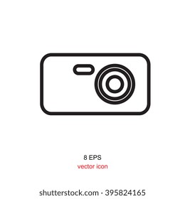 Camera Icon Isolated On White Background