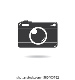 Camera Icon isolated on white background.