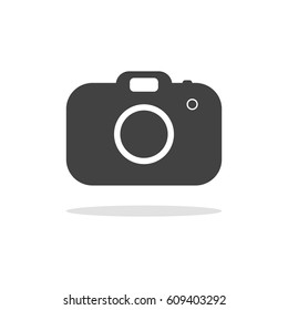 Camera icon Isolated on white background ,Flat style.
