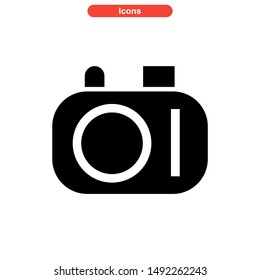 camera icon isolated sign symbol vector illustration - high quality black style vector icons
