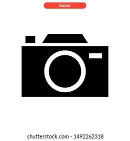 camera icon isolated sign symbol vector illustration - high quality black style vector icons
