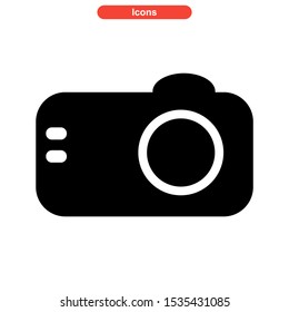 camera icon isolated sign symbol vector illustration - high quality black style vector icons
