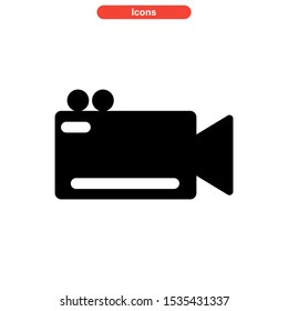 camera icon isolated sign symbol vector illustration - high quality black style vector icons
