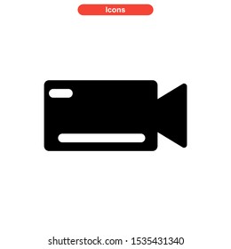 camera icon isolated sign symbol vector illustration - high quality black style vector icons
