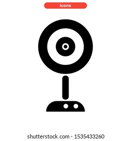 camera icon isolated sign symbol vector illustration - high quality black style vector icons
