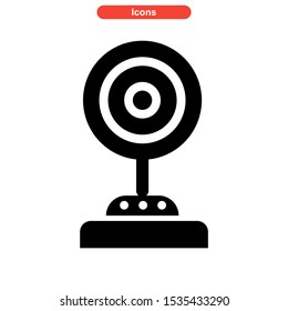 camera icon isolated sign symbol vector illustration - high quality black style vector icons
