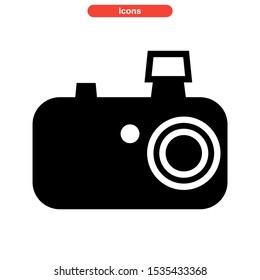 camera icon isolated sign symbol vector illustration - high quality black style vector icons
